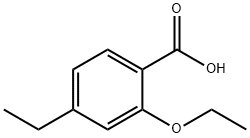 Benzoic acid, 2-ethoxy-4-ethyl- Structure
