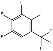 Benzene, 1,2,3-trifluoro-4-iodo-5-(trifluoromethyl)- Structure