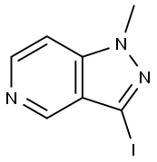 1H-Pyrazolo[4,3-c]pyridine, 3-iodo-1-methyl- 구조식 이미지