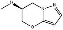 5H-Pyrazolo[5,1-b][1,3]oxazine, 6,7-dihydro-6-methoxy-, (6S)- 구조식 이미지