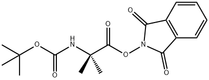 1,3-dioxo-2,3-dihydro-1H-isoindol-2-yl 
2-{[(tert-butoxy)carbonyl]amino}-2-methylpropano ate Structure