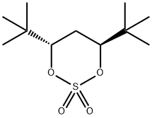 1,3,2-Dioxathiane, 4,6-bis(1,1-dimethylethyl)-, 2,2-dioxide, (4S,6S)- Structure