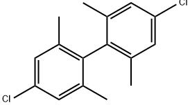 1,1'-Biphenyl, 4,4'-dichloro-2,2',6,6'-tetramethyl- Structure