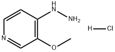 Pyridine, 4-hydrazinyl-3-methoxy-, hydrochloride (1:1) Structure