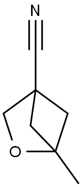 2-Oxabicyclo[2.1.1]hexane-4-carbonitrile, 1-methyl- Structure