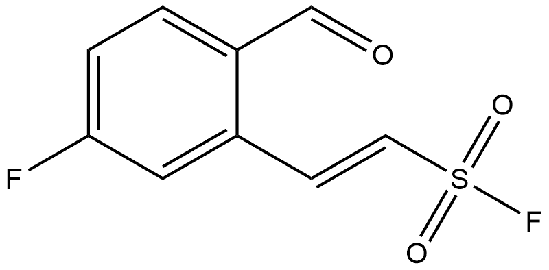 Ethenesulfonyl fluoride, 2-(5-fluoro-2- Structure