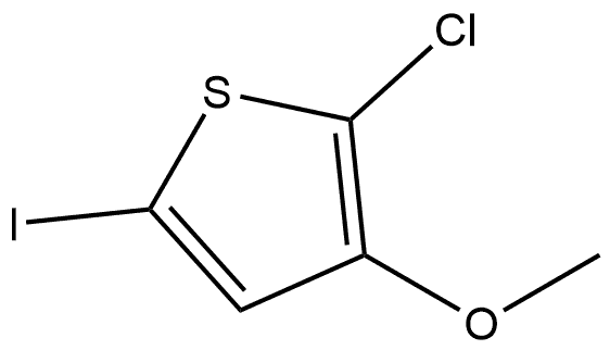 2-Chloro-5-iodo-3-methoxythiophene Structure