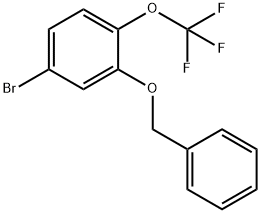 2-(Benzyloxy)-4-bromo-1-(trifluoromethoxy)benzene Structure