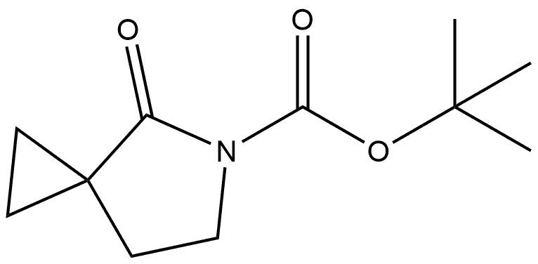 1,1-Dimethylethyl 4-oxo-5-azaspiro[2.4]heptane-5-carboxylate Structure