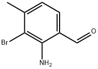 Benzaldehyde, 2-amino-3-bromo-4-methyl- Structure