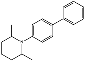 Piperidine, 1-[1,1'-biphenyl]-4-yl-2,6-dimethyl- 구조식 이미지