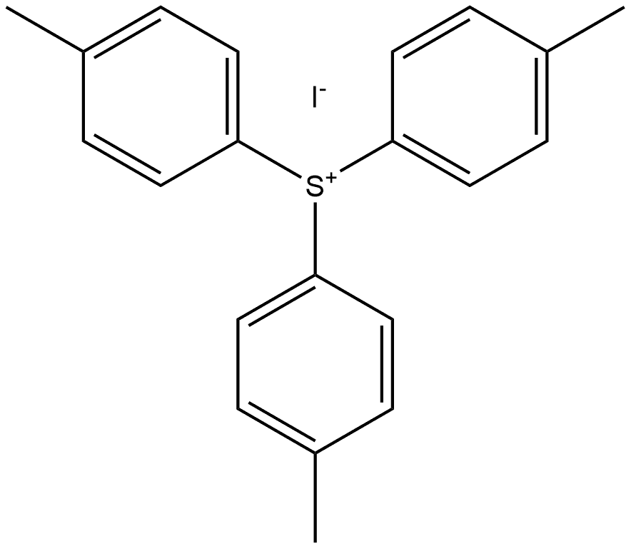Tri-p-tolylsulfonium iodide 구조식 이미지