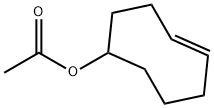 4-Cycloocten-1-ol, 1-acetate, (4E)- Structure