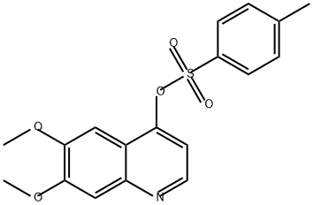 4-Quinolinol, 6,7-dimethoxy-, 4-(4-methylbenzenesulfonate) Structure