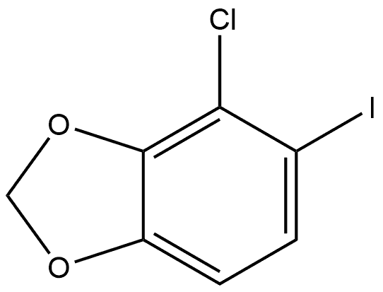 4-Chloro-5-iodo-1,3-benzodioxole Structure