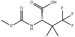 L-Valine, 4,4,4-trifluoro-N-(methoxycarbonyl)-3-methyl- Structure