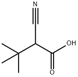 2-cyano-3,3-dimethylbutanoic acid Structure