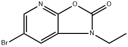 6-bromo-3-ethyloxazolo[4,5-b]pyridin-2(3H)-one Structure