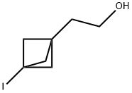 Bicyclo[1.1.1]pentane-1-ethanol, 3-iodo- Structure