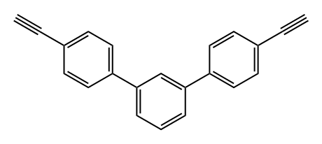 1,1':3',1''-Terphenyl, 4,4''-diethynyl- Structure