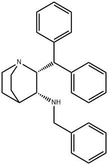 (2R,3R)-2-(Diphenylmethyl)-N-(phenylmethyl)-1-azabicyclo[2.2.2]octan-3-amine Structure