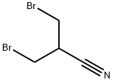 Propanenitrile, 3-bromo-2-(bromomethyl)- Structure