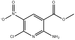 3-Pyridinecarboxylic acid, 2-amino-6-chloro-5-nitro-, methyl ester Structure