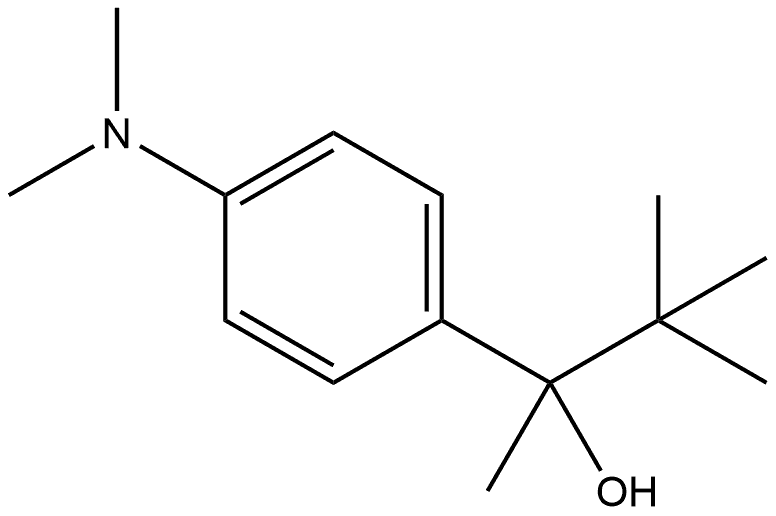 4-(Dimethylamino)-α-(1,1-dimethylethyl)-α-methylbenzenemethanol Structure