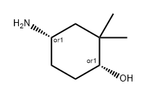 Cyclohexanol, 4-amino-2,2-dimethyl-, (1R,4S)-rel- Structure