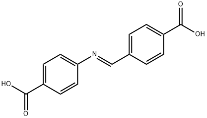 Benzoic acid, 4-[(E)-[(4-carboxyphenyl)imino]methyl]- 구조식 이미지