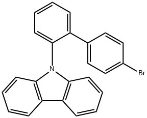 9H-Carbazole, 9-(4'-bromo[1,1'-biphenyl]-2-yl)- Structure