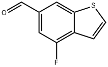 4-Fluorobenzo[b]thiophene-6-carboxaldehyde 구조식 이미지