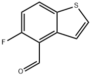 5-Fluorobenzo[b]thiophene-4-carboxaldehyde Structure