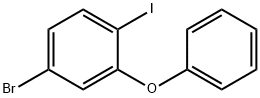 Benzene, 4-bromo-1-iodo-2-phenoxy- Structure