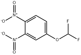 Benzene, 4-(difluoromethoxy)-1,2-dinitro- Structure