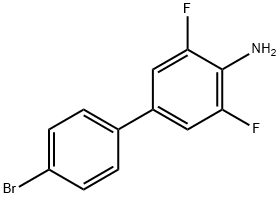 [1,1'-Biphenyl]-4-amine, 4'-bromo-3,5-difluoro- 구조식 이미지