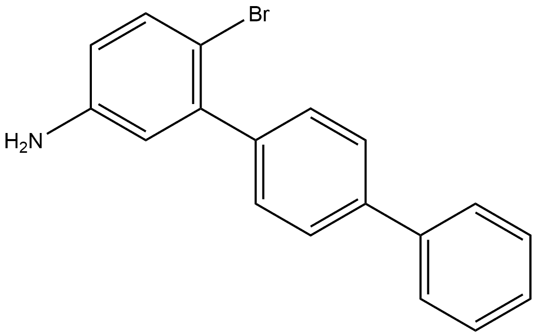 6-Bromo[1,1′:4′,1′′-terphenyl]-3-amine Structure