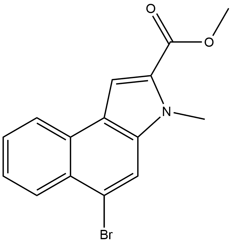 Methyl 5-Bromo-3-methyl-3H-benzo[e]indole-2-carboxylate Structure