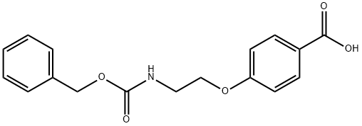 4-(2-(((benzyloxy)carbonyl)amino)ethoxy)benzoic acid Structure