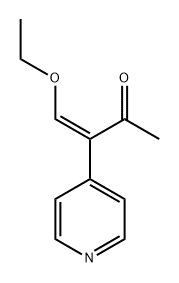 3-Buten-2-one, 4-ethoxy-3-(4-pyridinyl)-, (3Z)- Structure