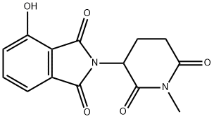 1H-Isoindole-1,3(2H)-dione, 4-hydroxy-2-(1-methyl-2,6-dioxo-3-piperidinyl)- 구조식 이미지