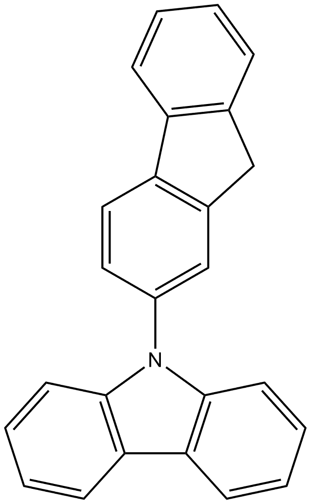 9-(9H-Fluoren-2-yl)-9H-carbazole Structure