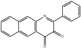 Benzo[g]quinoline-3,4-dione, 2-phenyl- Structure