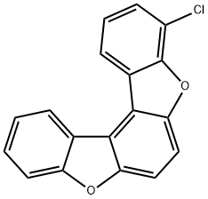 Benzo[1,2-b:4,3-b']bisbenzofuran, 4-chloro- Structure