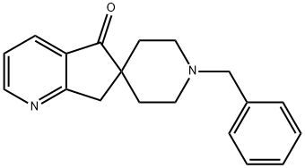 Spiro[6H-cyclopenta[b]pyridine-6,4'-piperidin]-5(7H)-one, 1'-(phenylmethyl)- Structure