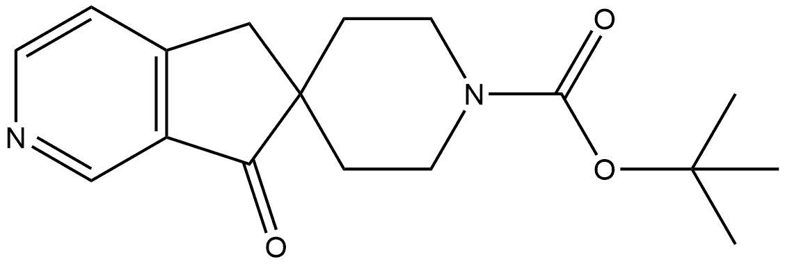 1,1-Dimethylethyl 5,7-dihydro-7-oxospiro[6H-cyclopenta[c]pyridine-6,4′-piperidine]-1′-carboxylate Structure