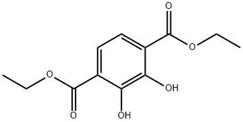 1,4-Benzenedicarboxylic acid, 2,3-dihydroxy-, 1,4-diethyl ester Structure