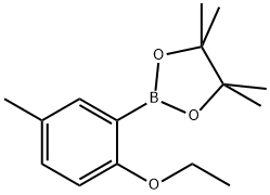 2-(2-ethoxy-5-methylphenyl)-4,4,5,5-tetramethyl-1,3,2-dioxaborolane Structure