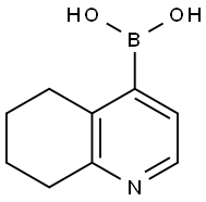 Boronic acid, B-(5,6,7,8-tetrahydro-4-quinolinyl)- Structure