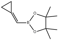 2-(cyclopropylidenemethyl)-4,4,5,5-tetramethyl-1, 3,2-dioxaborolane Structure